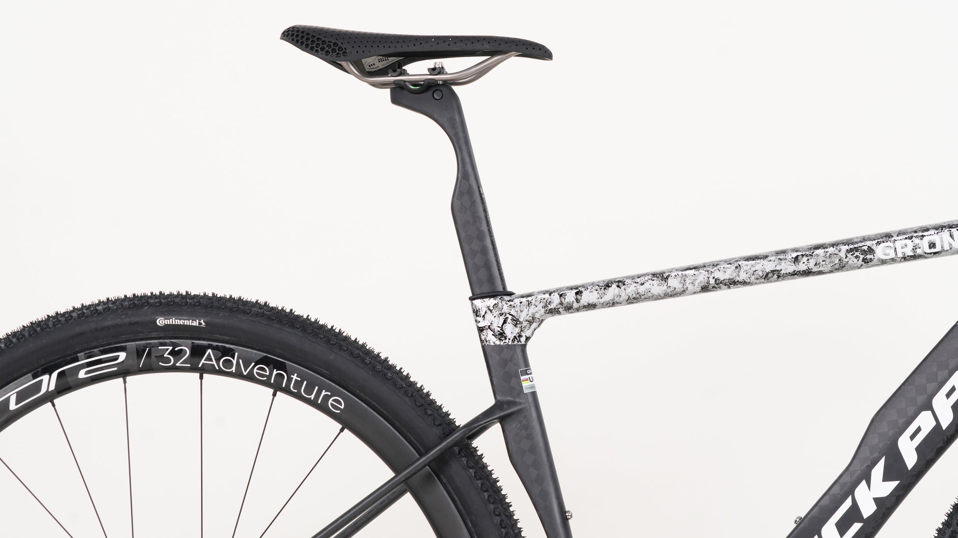 GR:ONE — seat tube and rear tyre