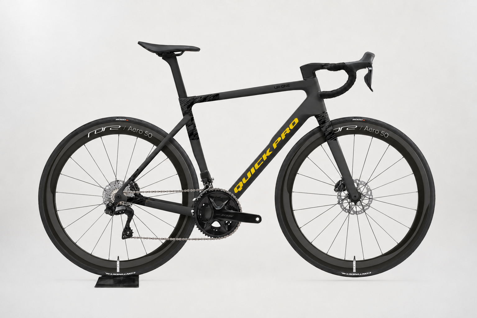UR:ONE SRAM RIVAL AXS 2x12 - Black Edge Gold